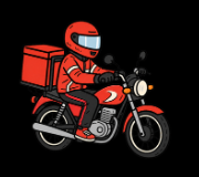 Entregador de moto